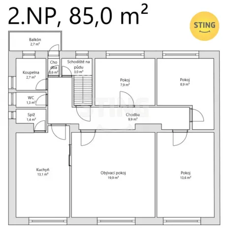 Prodej vícegeneračního domu, Uherské Hradiště - Jarošov, 140 m2