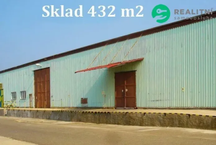 Pronájem skladu, Úvaly, 432 m2