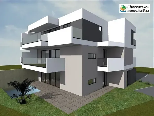 Prodej bytu 3+kk, Novalja, Chorvatsko, 57 m2