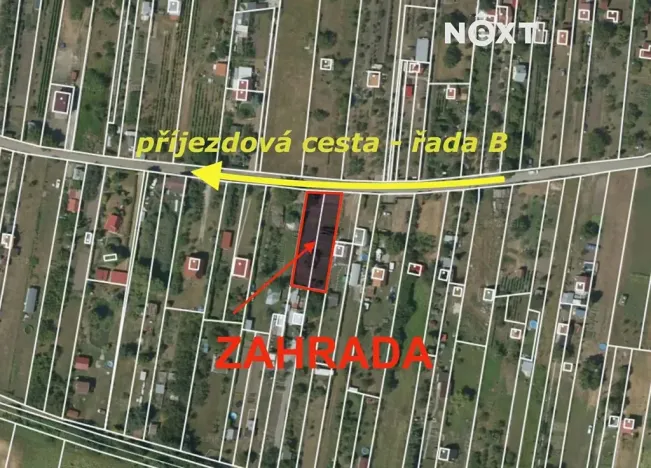 Prodej zahrady, Břeclav, 951 m2