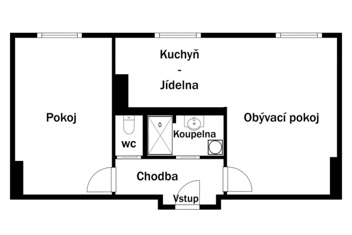 Prodej bytu 2+kk, Bernartice, 53 m2