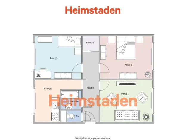 Pronájem bytu 3+1, Karviná - Ráj, Prameny, 75 m2