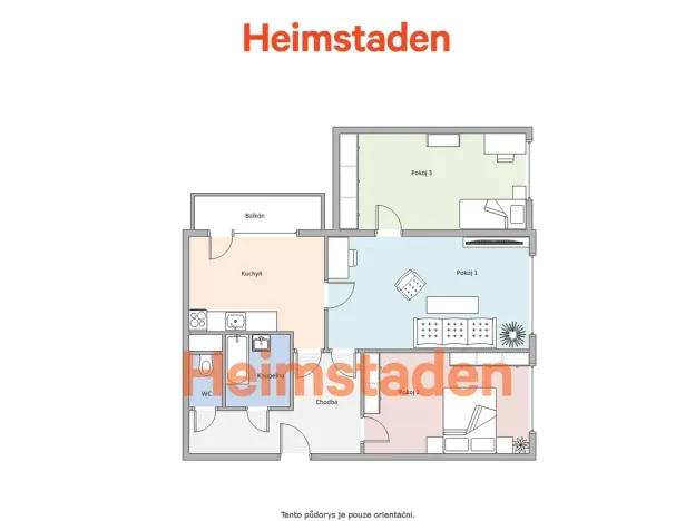 Pronájem bytu 3+1, Frýdek-Místek - Místek, Československé armády, 78 m2