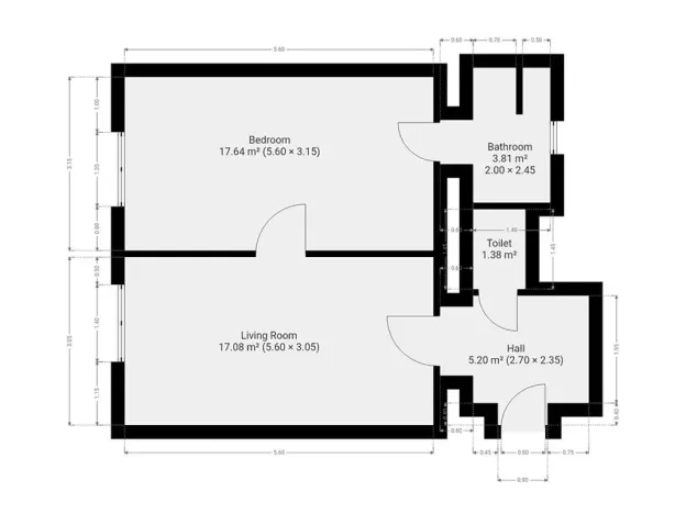 Pronájem bytu 2+kk, Praha, Plaská, 40 m2