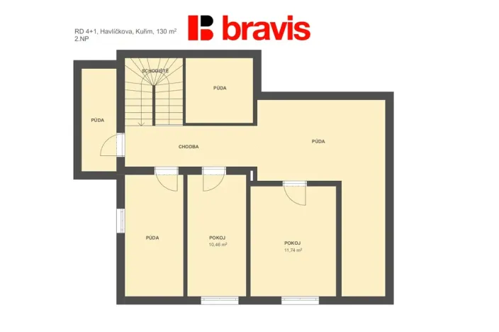 Prodej rodinného domu, Kuřim, Havlíčkova, 127 m2