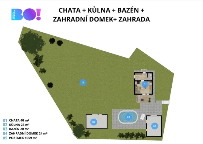 Prodej chaty, Dolní Lhota, 40 m2