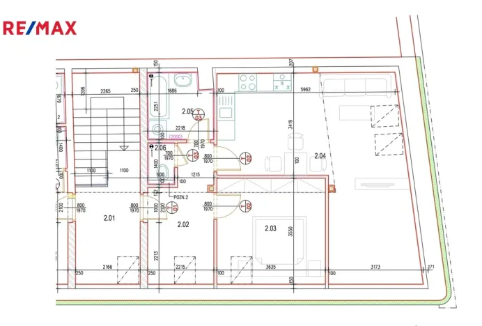 Pronájem bytu 2+kk, Lanškroun - Žichlínské Předměstí, Komenského, 60 m2