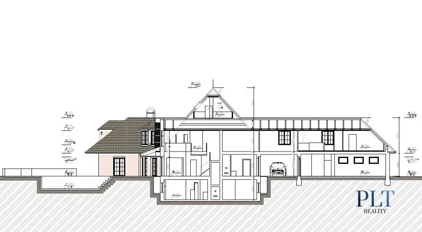 Pronájem vily, Babice, Starobabická, 728 m2