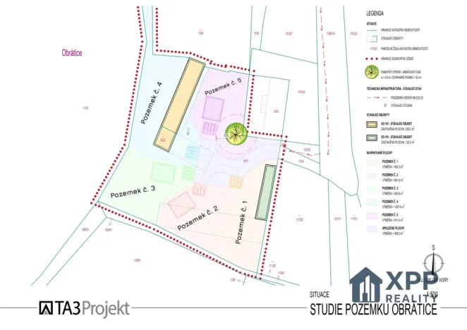 Prodej pozemku pro bydlení, Smilovy Hory - Obrátice, 661 m2