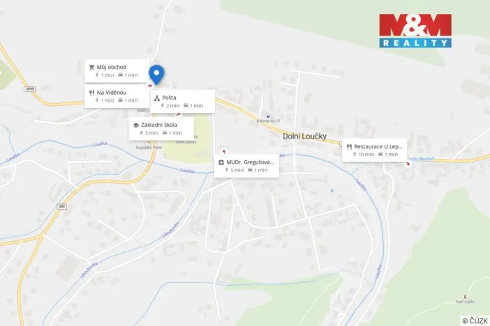 Prodej bytu 2+kk, Dolní Loučky, 54 m2