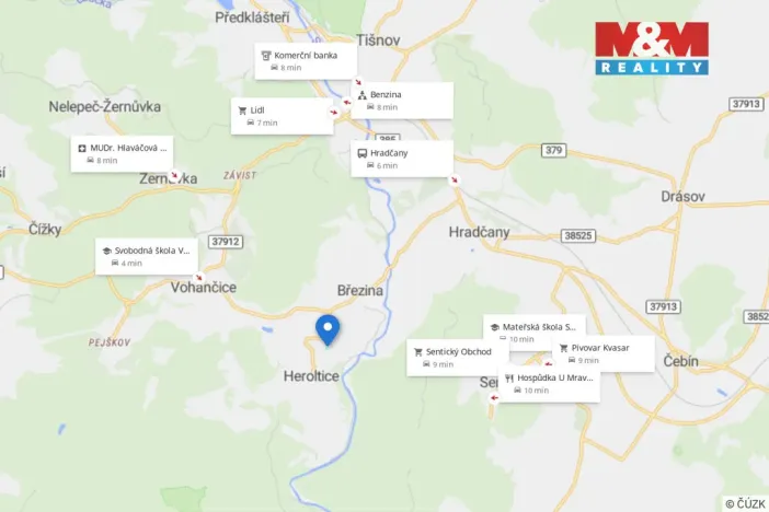 Prodej pozemku pro bydlení, Heroltice, 5102 m2