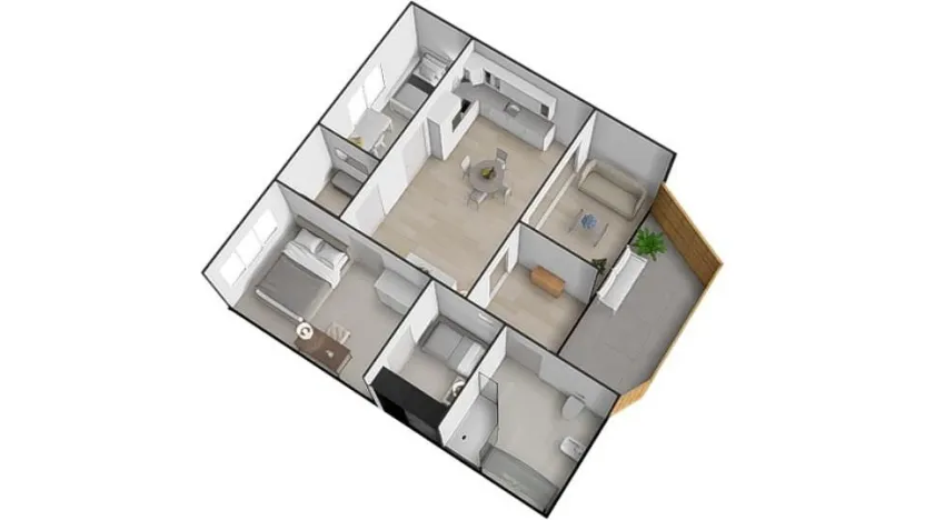 Pronájem rodinného domu, Čebín, 95 m2