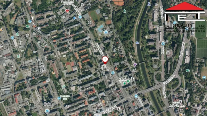 Pronájem kanceláře, Ostrava, Sokolská třída, 23 m2