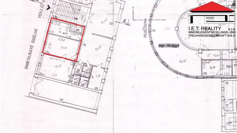 Pronájem kanceláře, Ostrava, Sokolská třída, 30 m2