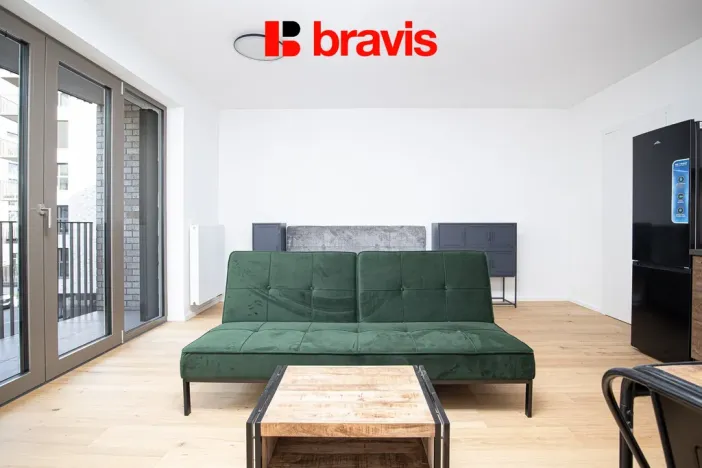 Pronájem bytu 1+kk, Brno - Zábrdovice, Bratislavská, 36 m2