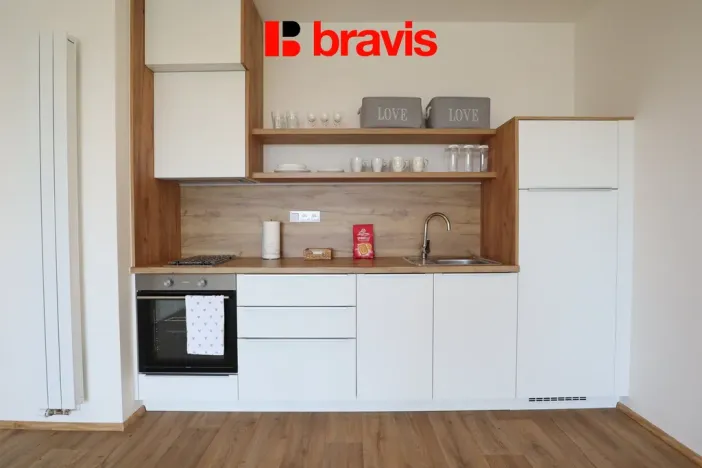 Pronájem bytu 2+kk, Brno - Horní Heršpice, Řepova, 54 m2