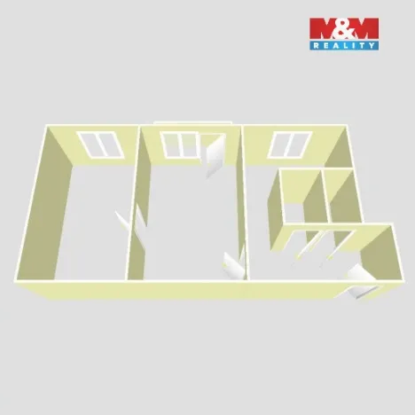 Prodej bytu 2+1, Kopřivnice, Obránců míru, 54 m2
