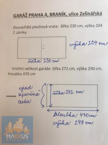 Pronájem garáže, Praha - Braník, Zelinářská, 20 m2