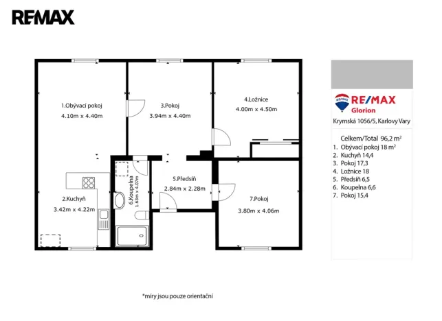 Prodej bytu 4+kk, Karlovy Vary - Tašovice, Slovanská, 96 m2