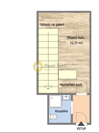 Pronájem bytu 1+kk, Strakonice - Strakonice I, Velké náměstí, 32 m2