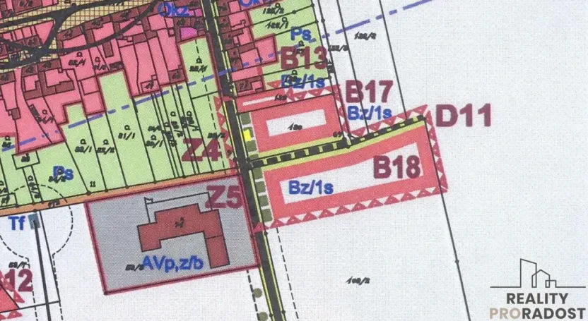 Prodej pozemku pro bydlení, Tršice, 600 m2