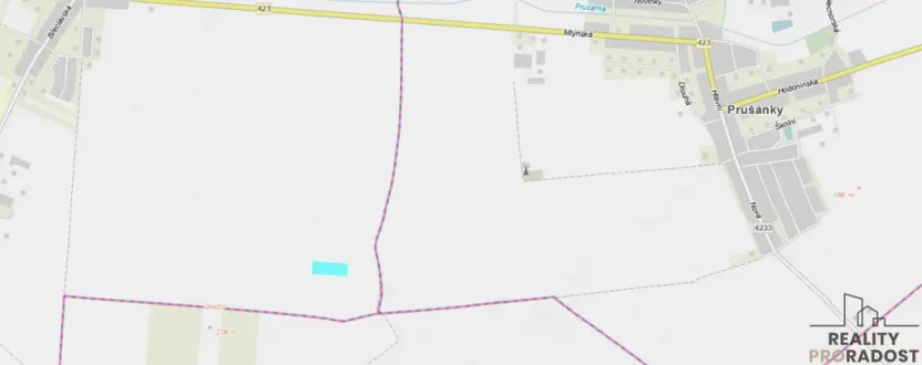 Prodej pole, Moravský Žižkov, 2009 m2