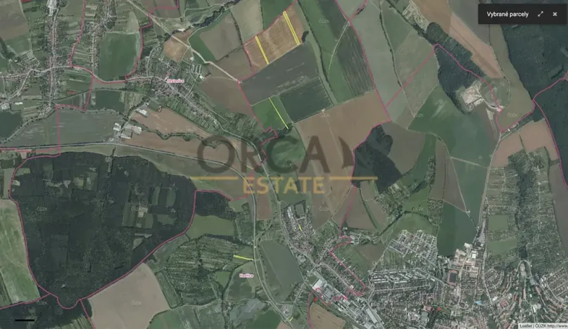 Prodej pole, Uherský Brod, 8064 m2