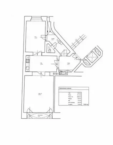 Pronájem kanceláře, Praha - Staré Město, Martinská, 76 m2