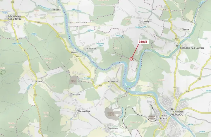 Dražba lesa, Hosty, 140 m2