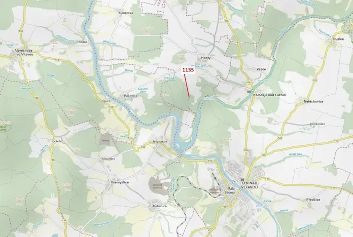 Dražba lesa, Hosty, 1789 m2