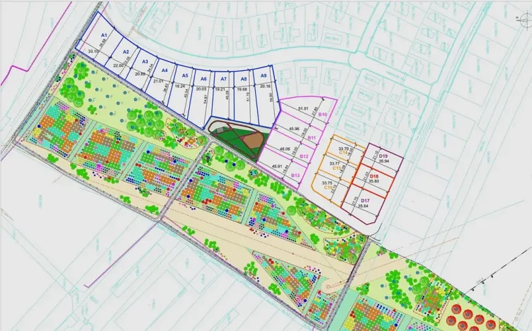 Prodej pozemku pro bydlení, Hrušovany u Brna, Pod Střediskem, 752 m2