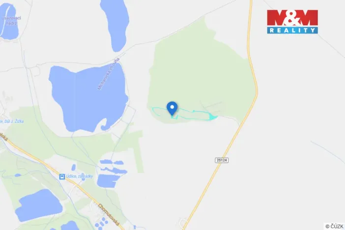 Prodej zahrady, Údlice, 371 m2