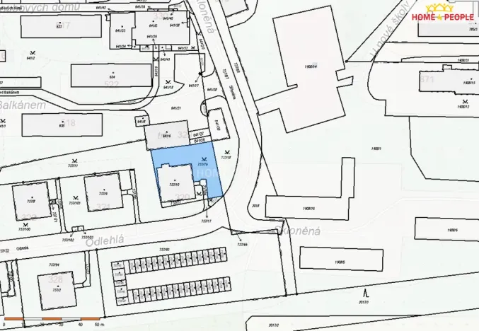 Prodej pozemku, Praha, Skloněná, 526 m2