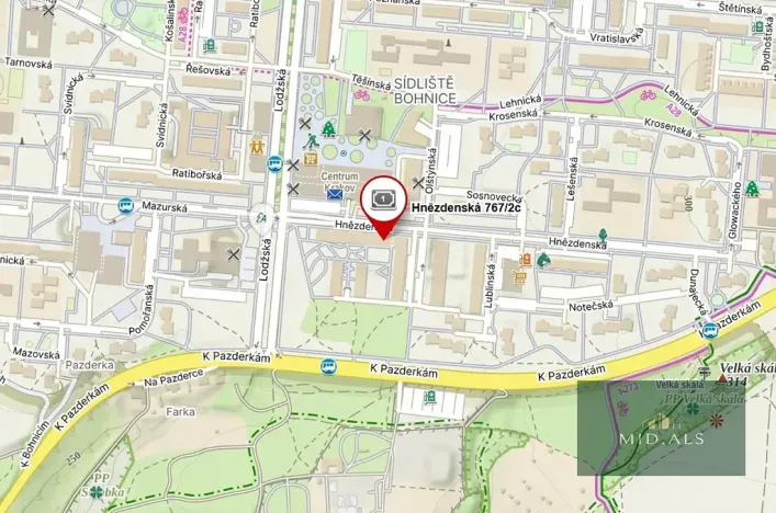 Prodej bytu 1+kk, Praha - Troja, Hnězdenská, 37 m2