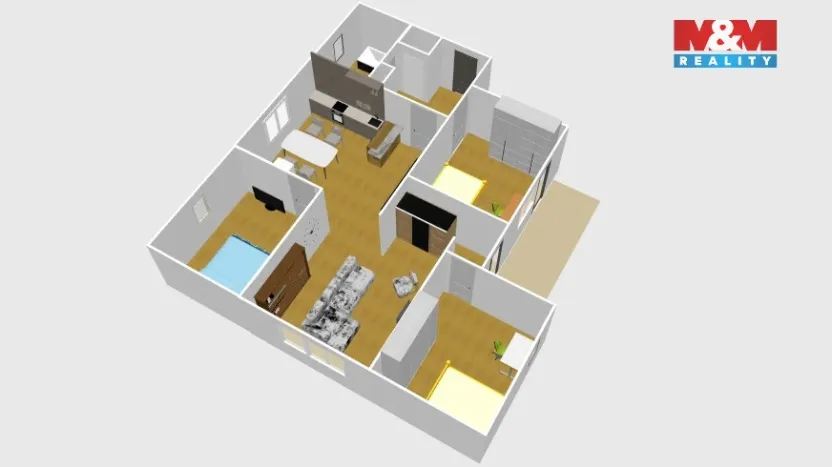 Prodej bytu 4+kk, Vyškov - Vyškov-Předměstí, Fučíkova, 99 m2