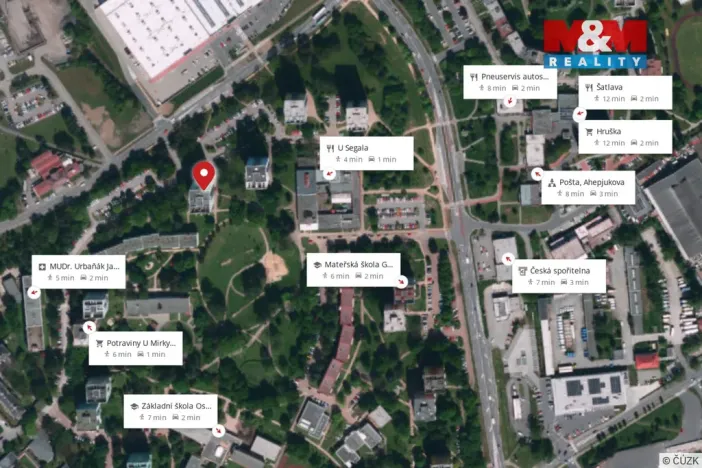 Prodej bytu 2+1, Ostrava - Mariánské Hory, Gen. Hrušky, 63 m2