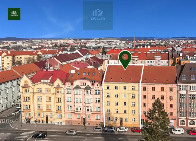 Pronájem bytu 2+kk, Plzeň, Klatovská třída, 52 m2