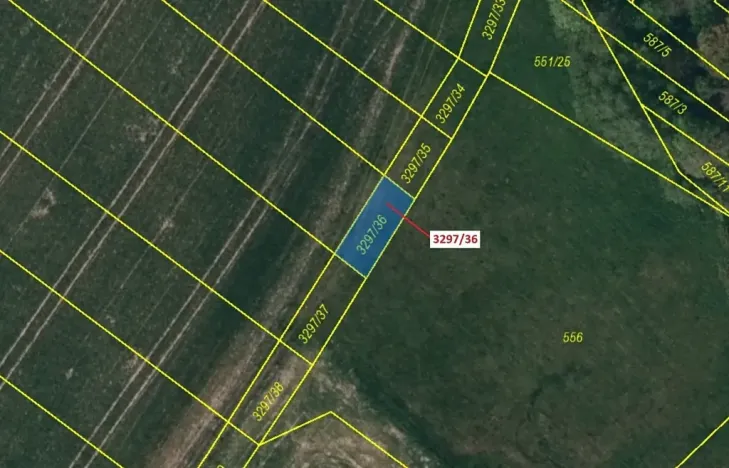 Dražba pozemku, Březník, 86 m2