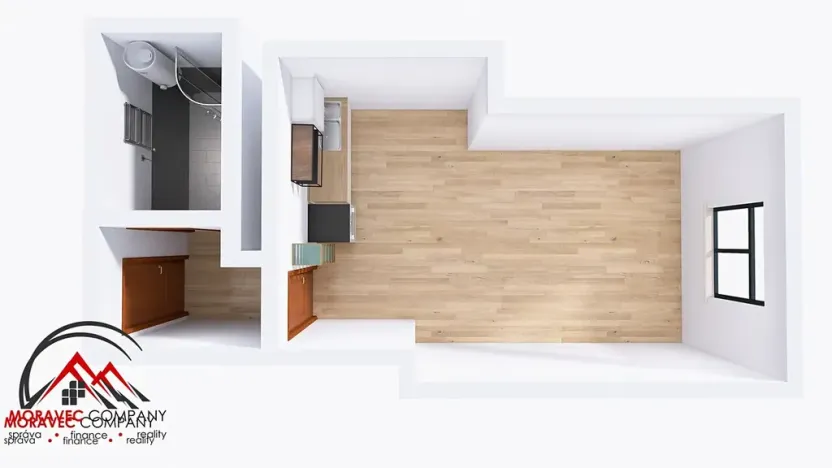 Pronájem bytu 1+kk, Ostrava, Palackého, 29 m2