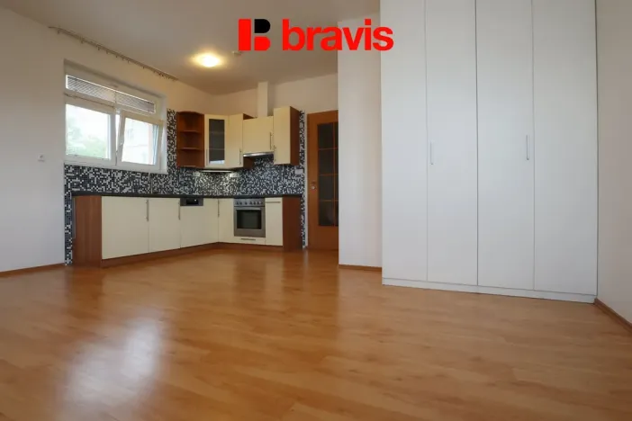 Pronájem bytu 1+kk, Brno - Pisárky, Neumannova, 32 m2