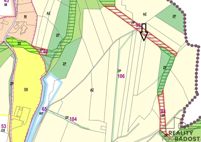 Prodej pole, Březnice, 2635 m2