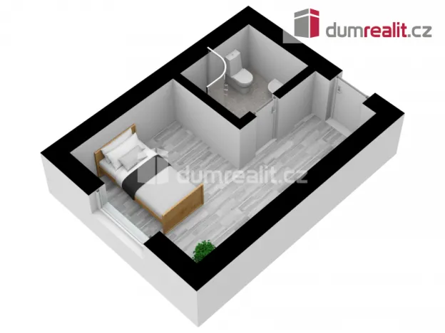 Pronájem bytu 1+kk, Břeclav, 17. listopadu, 17 m2