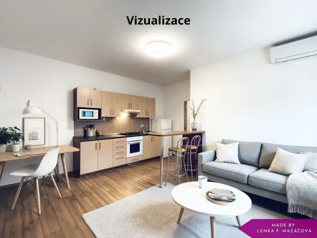 Pronájem bytu 2+kk, Olomouc, Starodružiníků, 46 m2