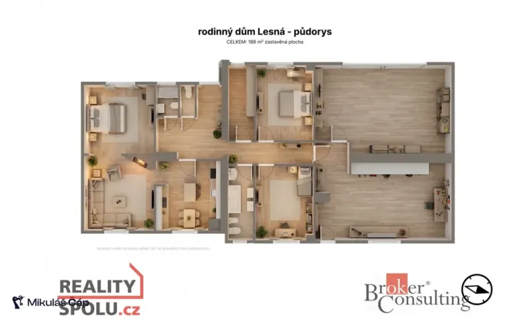 Prodej rodinného domu, Lesná, 188 m2