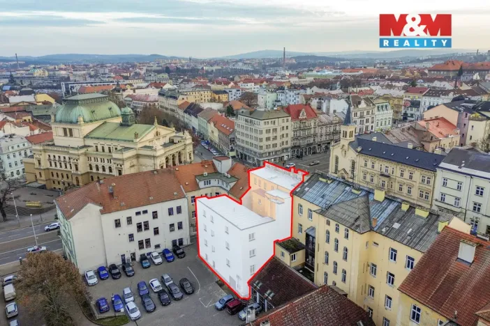 Pronájem bytu 2+kk, Plzeň - Jižní Předměstí, Husova, 45 m2