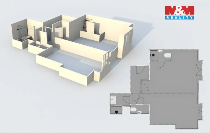 Prodej bytu 2+kk, Praha - Žižkov, Jana Želivského, 46 m2