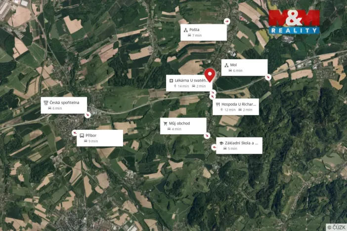 Prodej pozemku pro bydlení, Hukvaldy - Rychaltice, 2978 m2