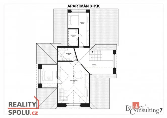 Prodej bytu 3+kk, Horní Lhota, 134 m2