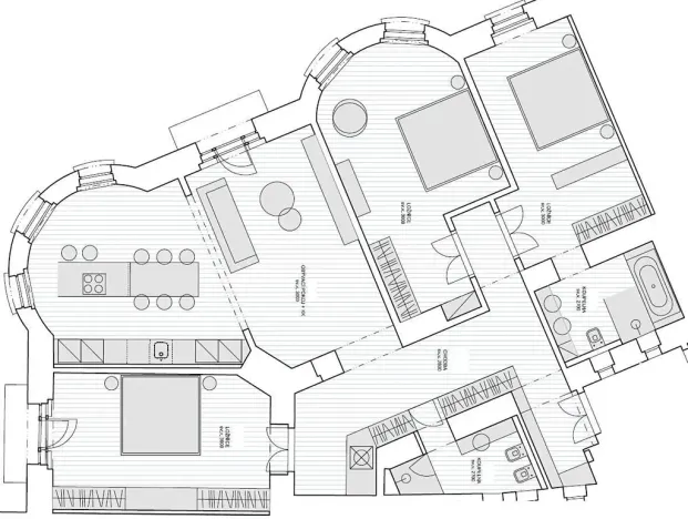 Pronájem bytu 4+kk, Praha - Vinohrady, Laubova, 170 m2
