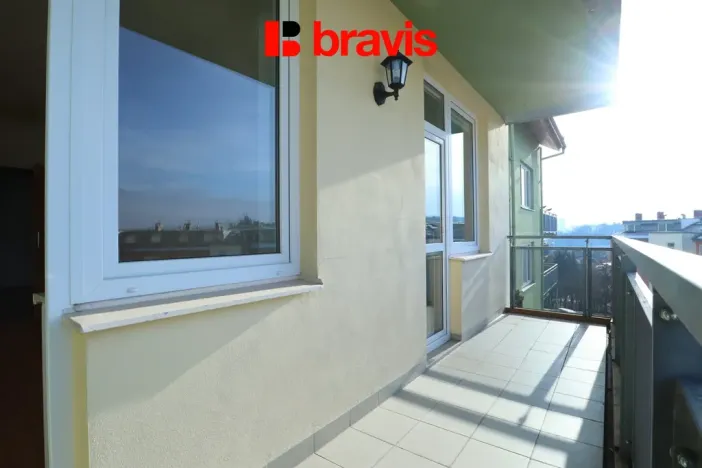 Pronájem bytu 2+kk, Brno, Hrázka, 46 m2